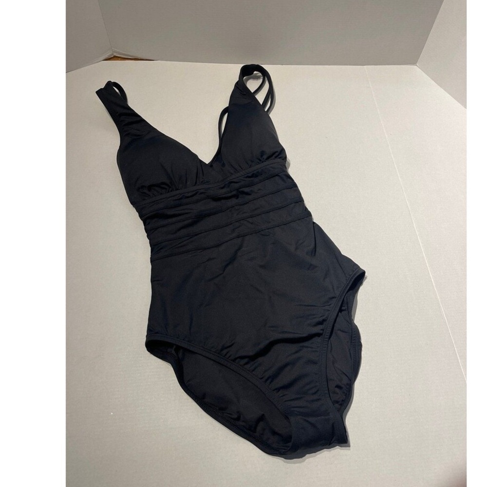 La Blanca Black One Piece Swimsuit